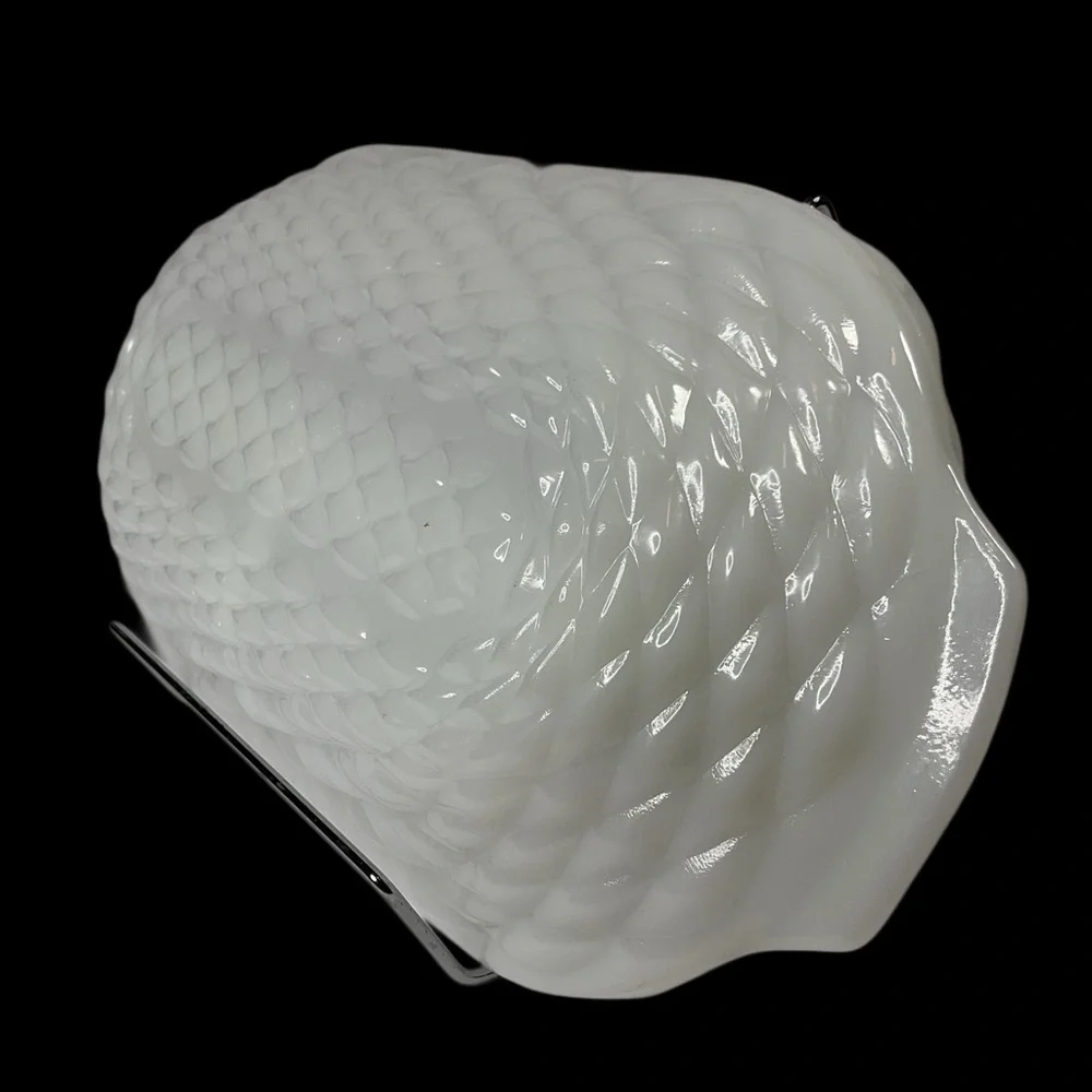 Anchor Hocking Vintage White Milk Glass Relish Tray 13”